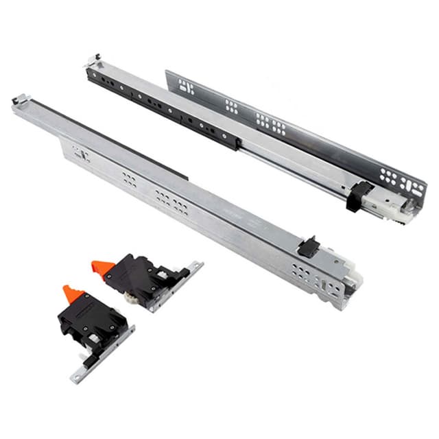 Salice F70 Series Push Open Undermount Ball Bearing Slides, Frameless, 10/Pack