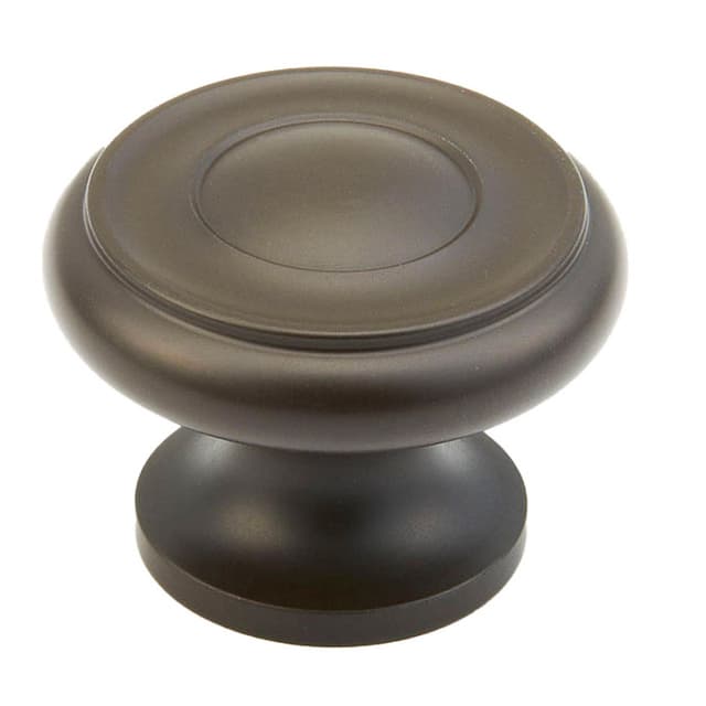 Schaub Traditional Designs Series Oil Rubbed Bronze 1-1/2" (38 mm) Diameter Knob, - 704-10B