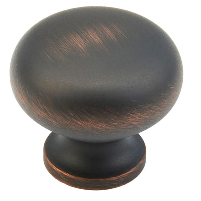 Schaub Traditional Designs Series Michelangelo Bronze 1-1/4" (32 mm) Diameter Knob, - 706-MIBZ