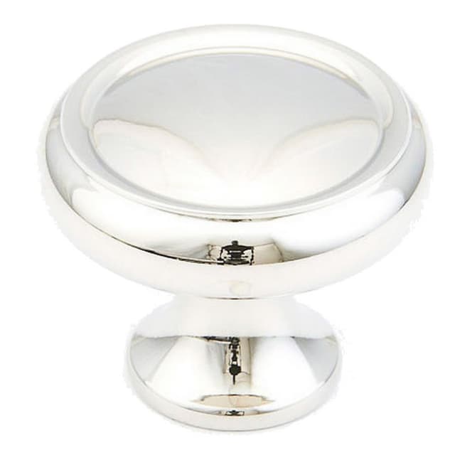Schaub Traditional Designs Series Polished Nickel 1-1/4" (32 mm) Diameter Knob, -