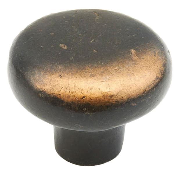 Schaub Cast Mountain Bronze Series Antique Bronze 1-5/8" (41 mm) Diameter Knob, - 773-AZ