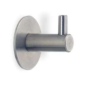 4410 Hooks, Brushed Stainless Steel 3/8" Dia., Stainless Steel Grade 303