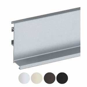 Handle-Free Hardware 3914-290 L-Channel, Nickel Color 1" Width, Aluminum