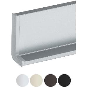 Schwinn 6K376 Series 2-1/4 in (57 mm) Long Silver L Cap Right, - 59260