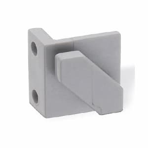 Schwinn 6K136 Series 5/8 in (16 mm) Center to Center Light Gray Corner Bracket, - 59298