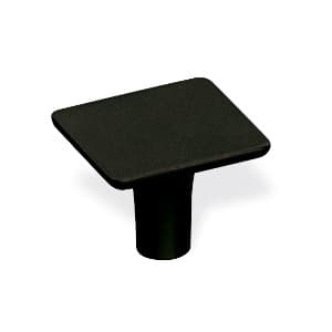 Schwinn 2607 Series 1 in (25 mm) L x 1 in (25 mm) W Matte Black Knob, - 59344