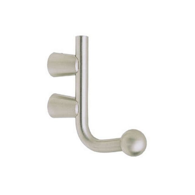 Coat and Hat Hook, 3-1/2 in (89 mm) Length - Satin Stainless Steel, DSH by Sugatsune | Satin Stainless Steel