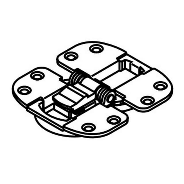 Sugatsune Adjustable Folding Door Center Hinge