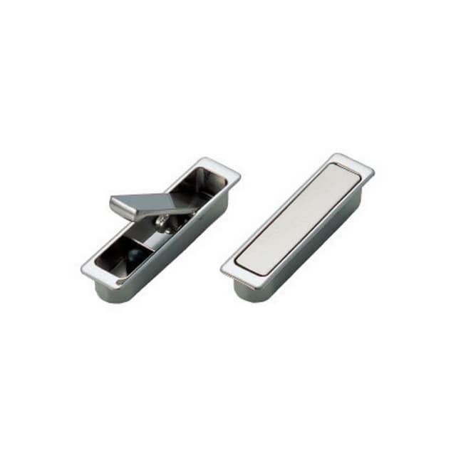 Sugatsune FH-100 Series 3-15/16" (100 mm) Long Polished Nickel Recessed Pull, - FH-100AK-00