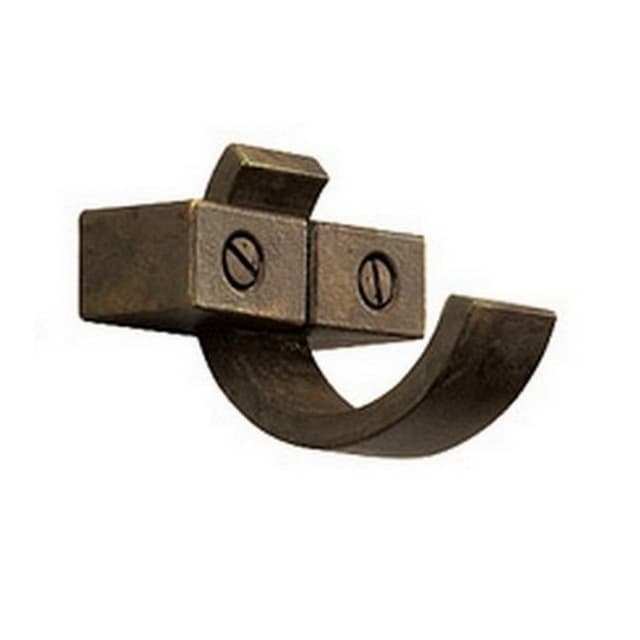 Coat and Hat Hook, 2-5/16 in (59 mm) Length - Brown Bronze, PXB by Sugatsune | Brown Bronze