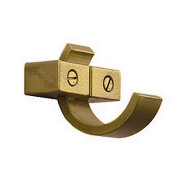 Coat and Hat Hook, 2-5/16 in (59 mm) Length - Clear Bronze, PXB by Sugatsune | Clear Bronze