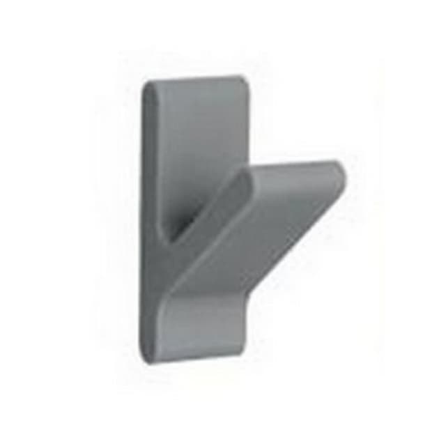 Magnetic Hooks Mini Nordic Rubber Series, 1-3/8" Gray
