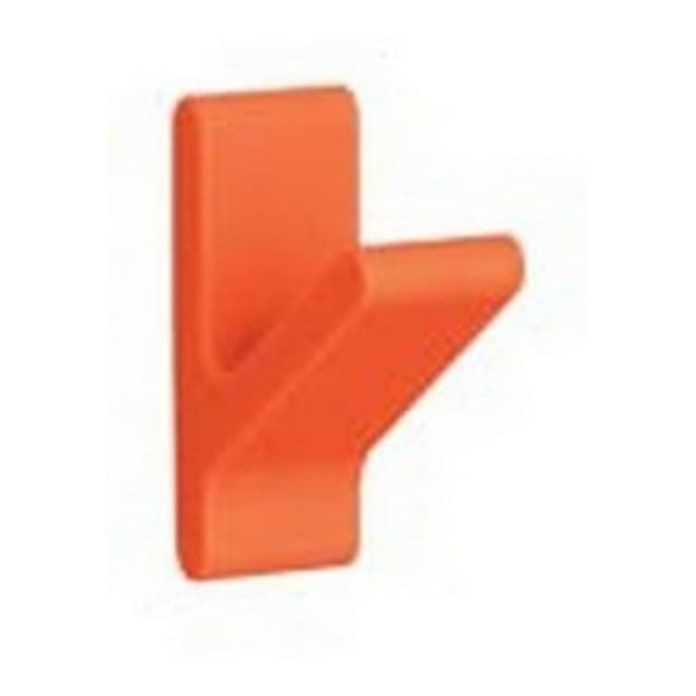 Magnetic Hooks Mini Nordic Rubber Series, 1-3/8" Orange