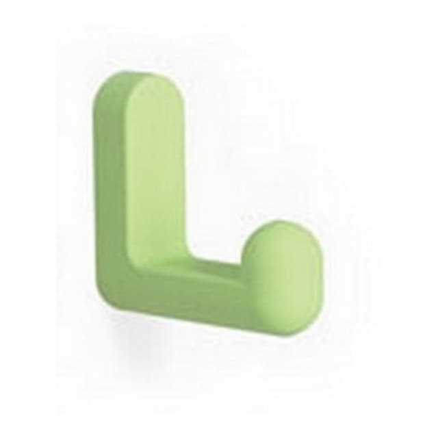 Decorative Hooks Rubber Hooks, Single, Ranger Series, 50.5 mm Green