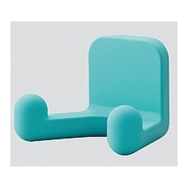 Decorative Hooks Rubber Hooks, Twin, Ranger Series, 69 mm Long Bright Green