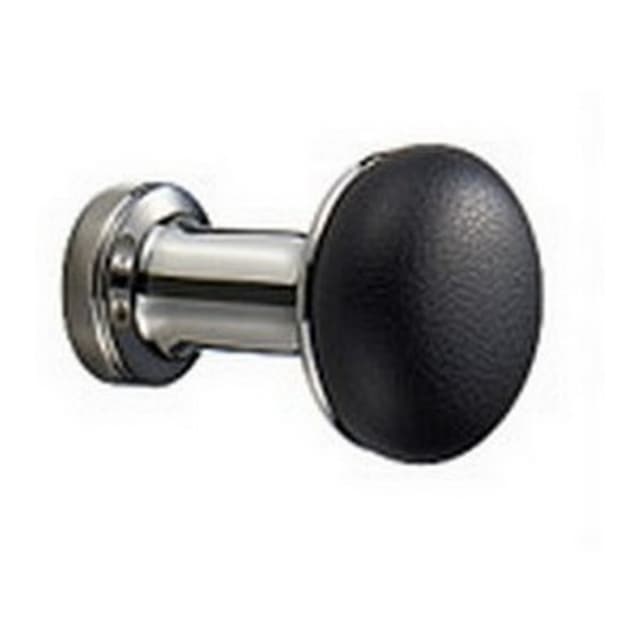 Coat and Hat Hook, 2-5/8 in (67 mm) Length - Black/Chrome, PXB by Sugatsune | Black/Chrome