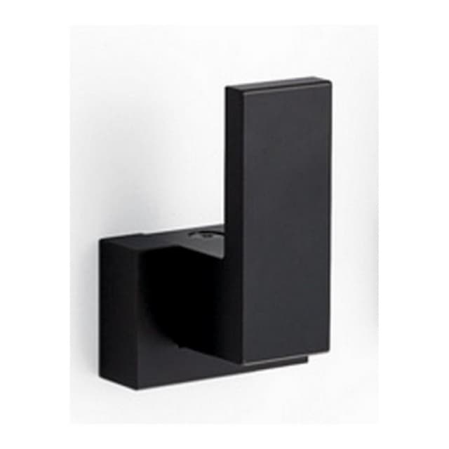 Coat and Hat Hook, 1-9/16 in (40 mm) Length - Black, PXB by Sugatsune | Black