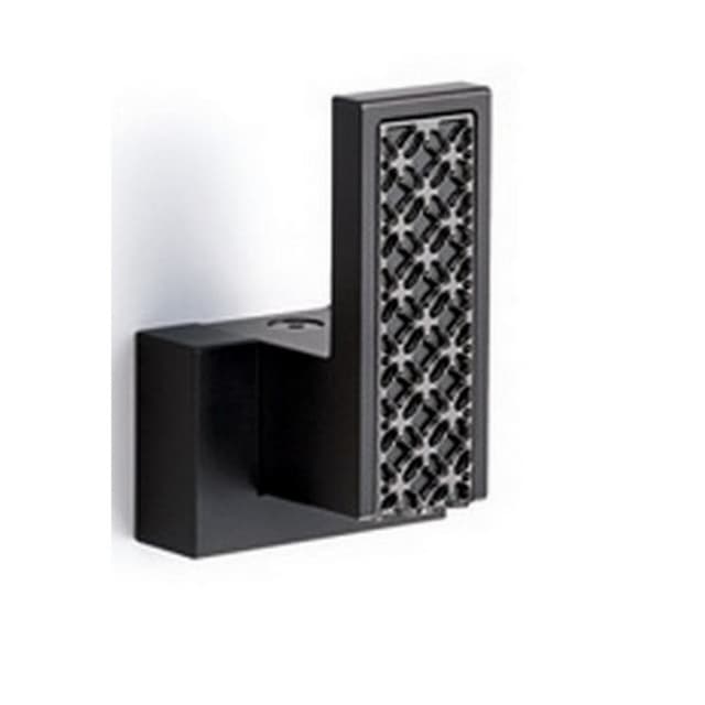 Coat and Hat Hook, 1-9/16 in (40 mm) Length - Black, PXB by Sugatsune | Black