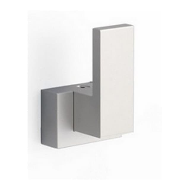 Coat and Hat Hook, 1-9/16 in (40 mm) Length - White, PXB by Sugatsune | White