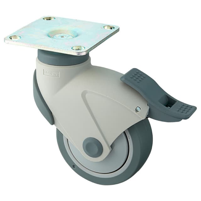 Sugatsune EX Dual Brake Caster Plate Mount