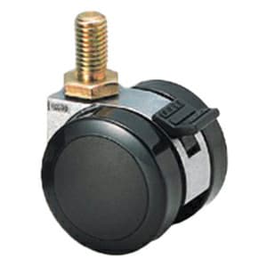 Threaded Stem GX Twin Wheel Caster