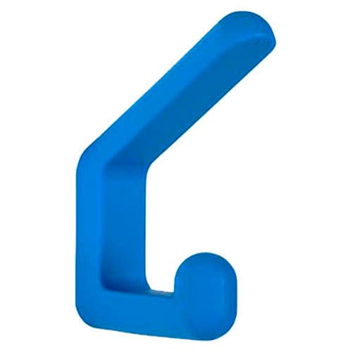63.1mm Rubber Hat/Coat Hook, Blue