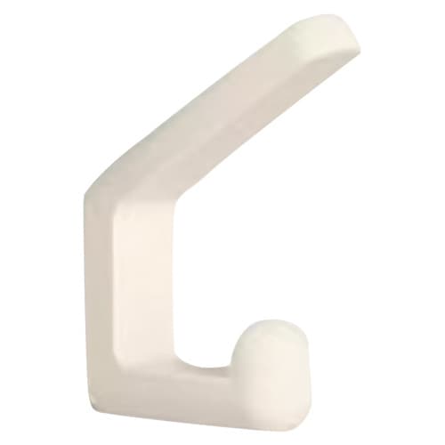 63.1mm Rubber Hat/Coat Hook, White