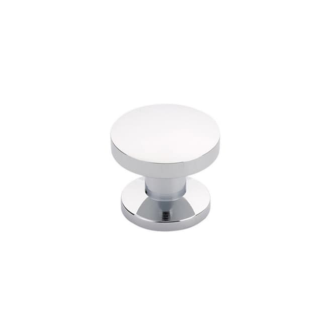 Schaub Northport Smooth Round Knob, 1-3/8" dia, Polished Chrome - 211-26