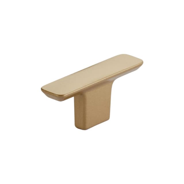 Schaub Suave T-Knob, 2-3/8", Gold Rande - 211035-GR