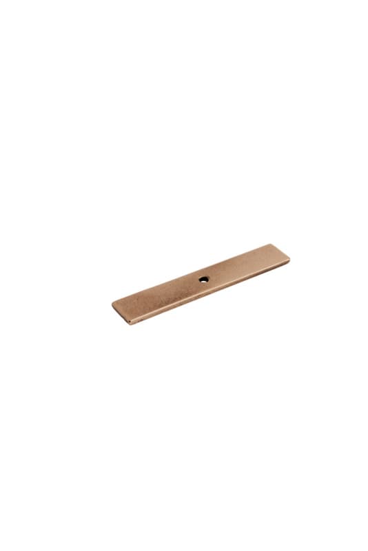 Schaub Vinci Backplate for Knob, 4" x 3/4" Overall, Natural Bronze - 211113-NB