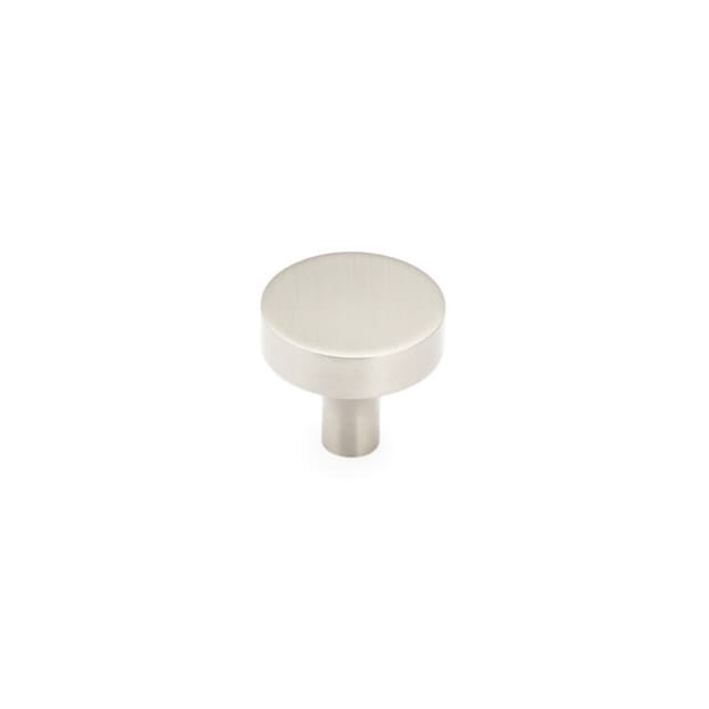 Schaub Haniburton Round Knob, 1-1/4", Satin Nickel - 470-15