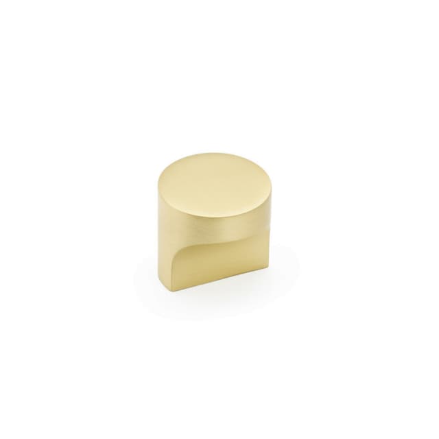 Schaub Haniburton Round T-Knob, 1-1/4", Satin Brass - 471-SB