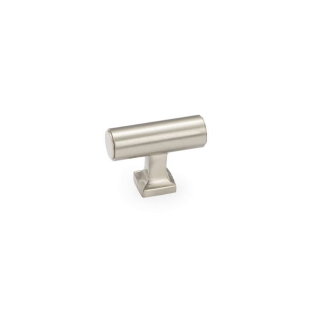 Schaub Haniburton T-Knob, 1-5/8", Satin Nickel - 473-15