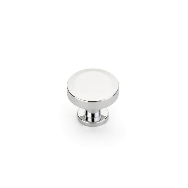 Schaub Heathrow Round Knob, 1-1/4", Polished Chrome - 550-26