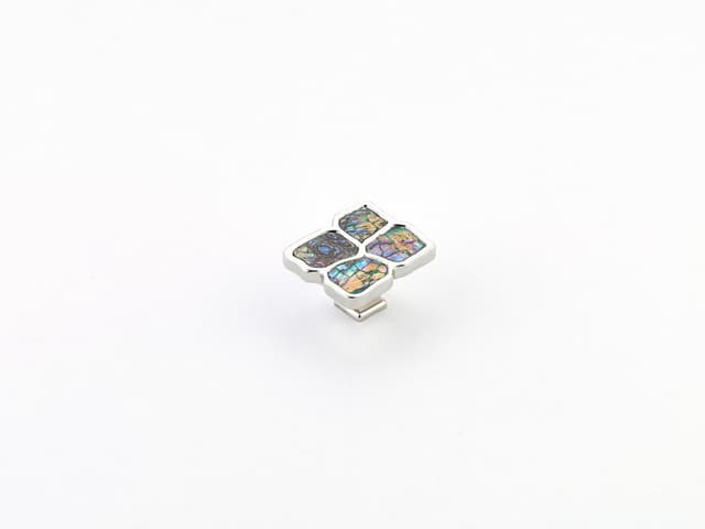 Schaub Imperial Shell Knob, 1-1/2” x 1-1/4”, Polished Nickel - 664-IM-PN