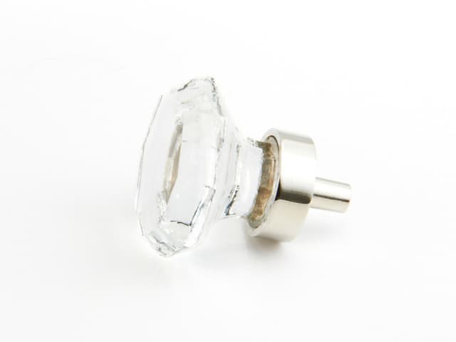 Schaub Stargaze Octagonal Knob, 1-1/4" dia, Polished Nickel - 71-C-PN