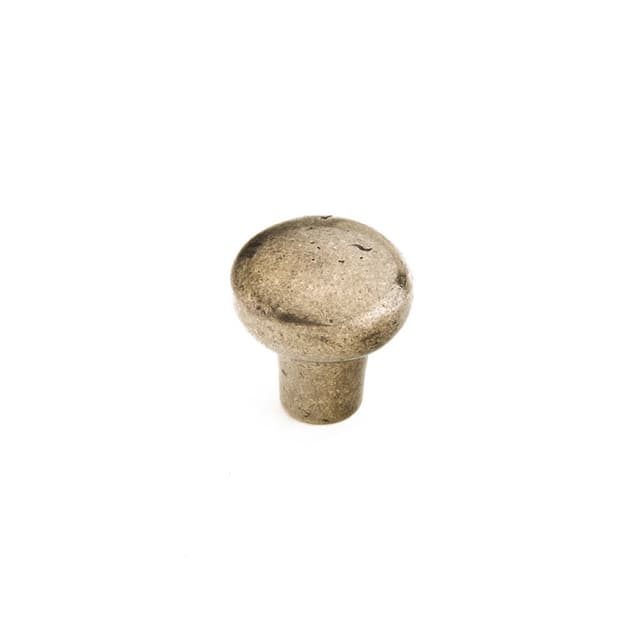 Schaub Mountain Smooth Knob, 1-1/4" dia, Italian Nickel - 771-IN