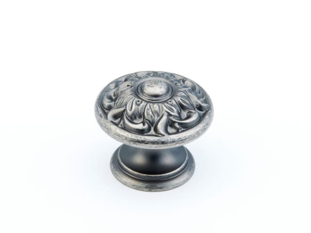Schaub Corinthian Knob, 1-3/8", Corinthian Silver - 870-CRS