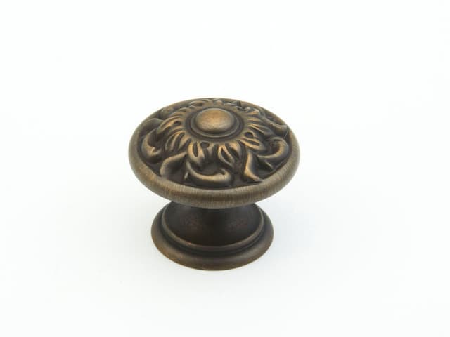 Schaub Corinthian Knob, 1-3/8", Redington Brass - 870-RB