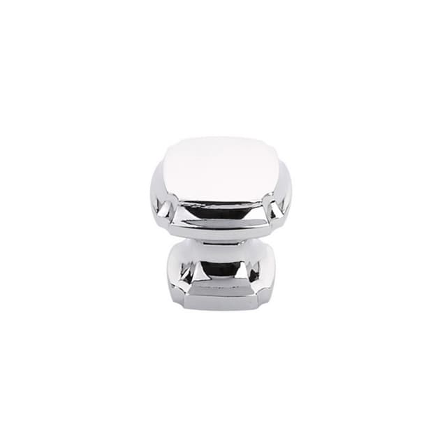 Schaub Empire Square Knob, 1-3/8" dia, Polished Chrome - 882-26