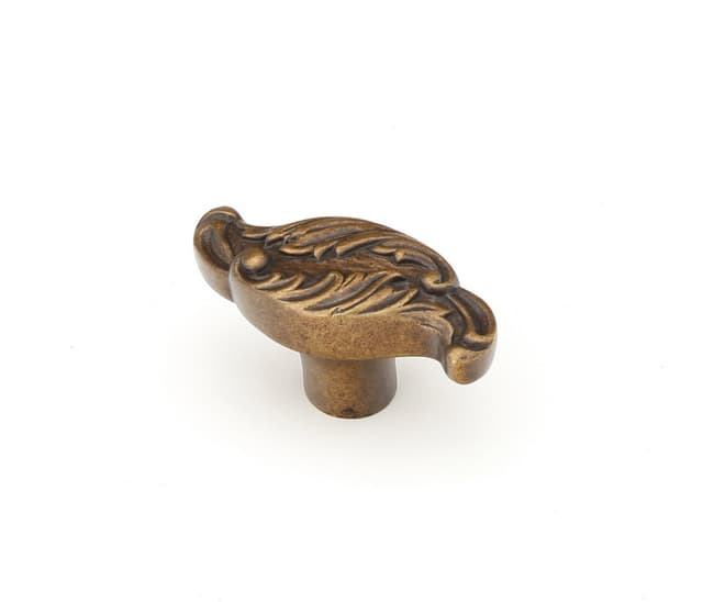 Cantata Oblong Knob, 7/8"x2", Dark Italian Antique - 996-DIA