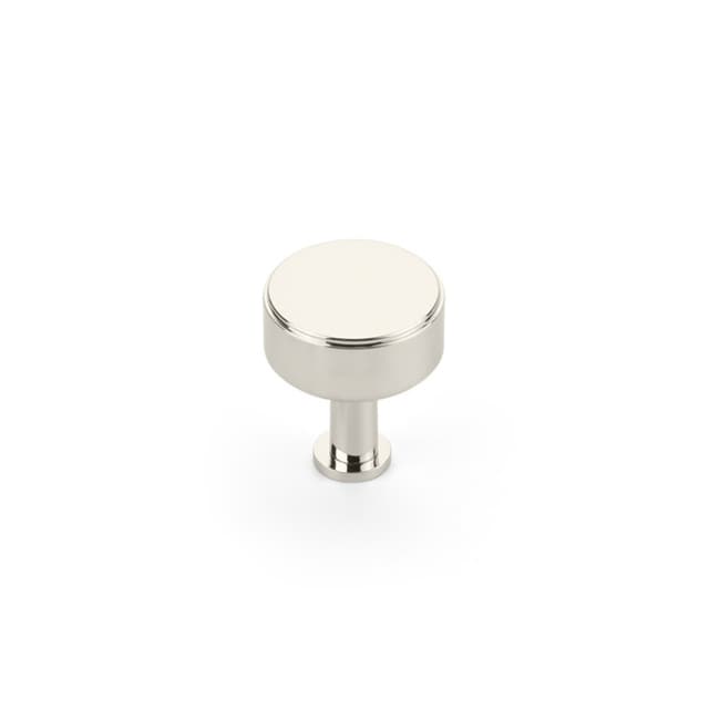 Schaub Pub House Knob, 1-1/4" dia, Polished Nickel - 5102-PN