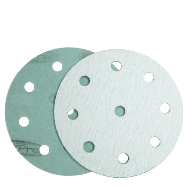 SurfPrep 5" 9-Hole Hook and Loop Film Sanding Discs