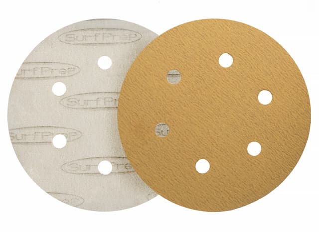 SurfPrep 6" 6-Hole Hook and Loop Sanding Discs