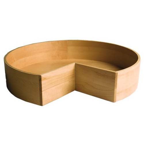 T85 Series Wood Pie-Cut 1 Shelf Lazy Susan, Omega National