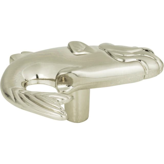 Top Knobs Nautical/Ocean Series 2-1/4 in (57 mm) L x 1-3/4 in (44 mm) W Brushed Nickel Knob, - 2204-BRN