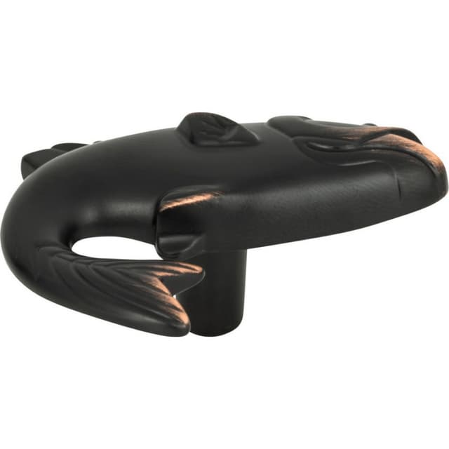 Top Knobs Nautical/Ocean Series 2-1/4 in (57 mm) L x 1-3/4 in (44 mm) W Venetian Bronze Knob, - 2204-VB