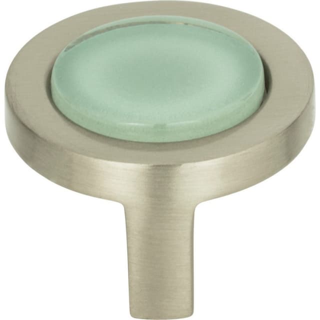 Top Knobs Spa Series 1-1/4" (32 mm) Diameter Brushed NickelKnob, - 229-GR-BRN