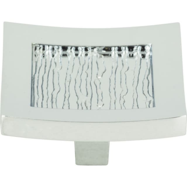 Top Knobs Primitive Series 1-1/2 in (38 mm) L x 1-1/2 in (38 mm) W Polished Chrome Knob, - 270-CH