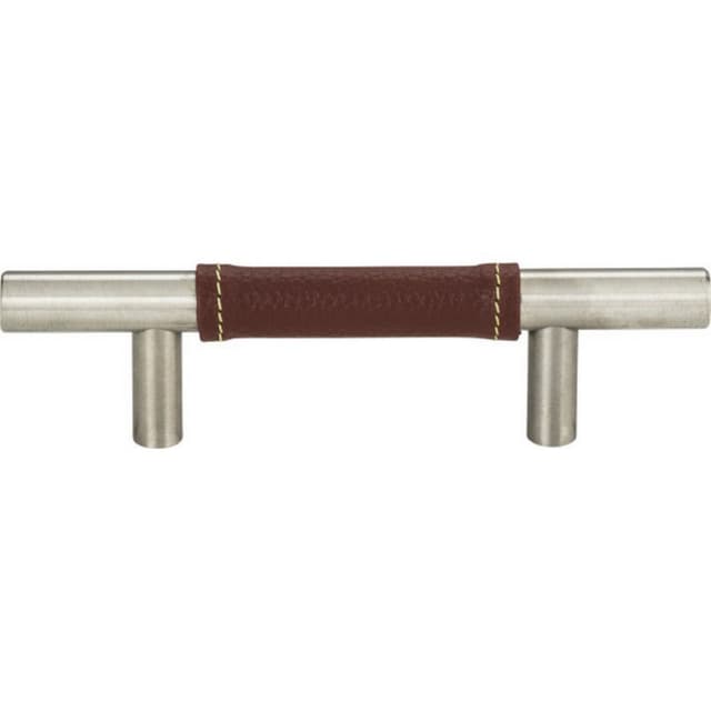 Top Knobs Zanzibar Series 3" (76 mm) Center to Center Brushed Nickel Pull, - 280-OW-BRN